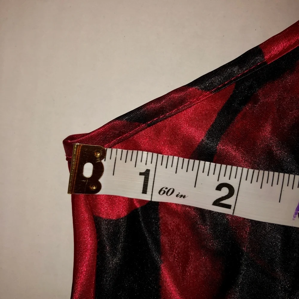 Intimates Pajamas Set Red Rose Sexy Sz Large Morgan Taylor - Picture 5 of 16